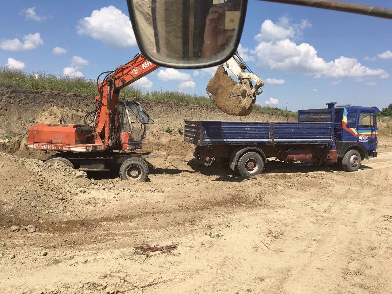 Kop gline, sirovina za opeku